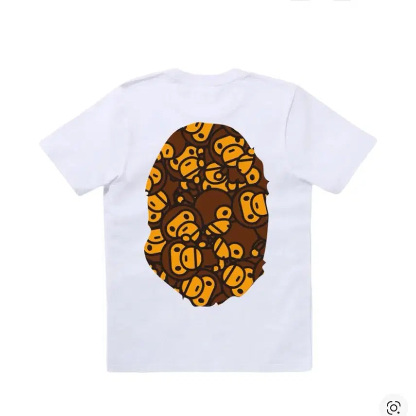 [SOLD OUT] 베이프 올 베이비 마일로 빅 에이프 헤드 티셔츠