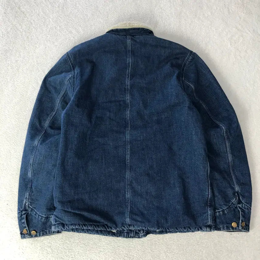 [BUNJANG] Carhartt Denim Sherpa Jacket / 칼하트 데님 쉐르파 자켓