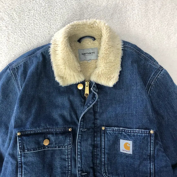 [BUNJANG] Carhartt Denim Sherpa Jacket / 칼하트 데님 쉐르파 자켓