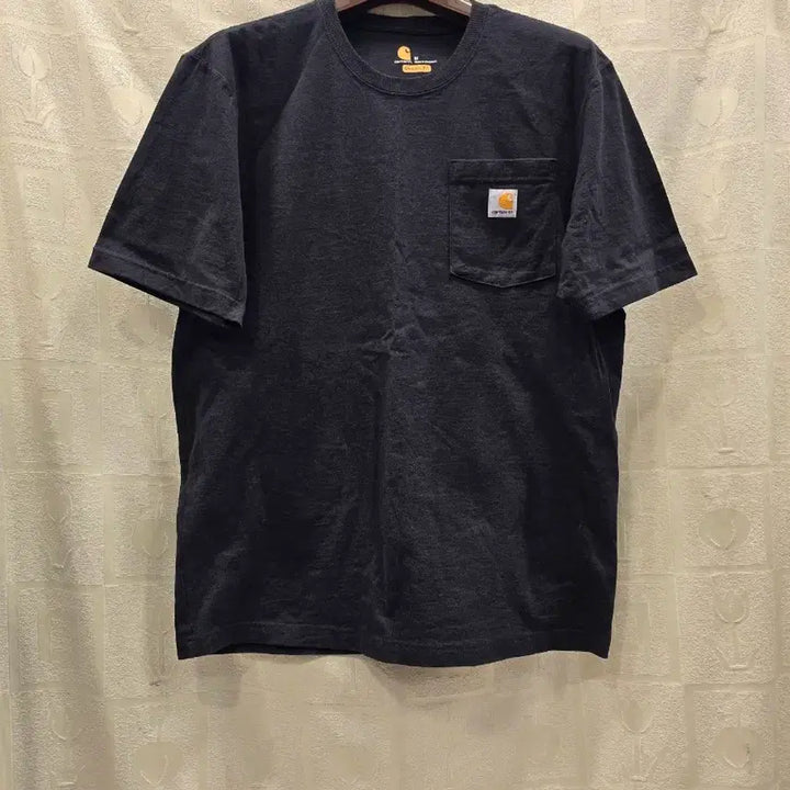 [BUNJANG] Carhartt K87 Black Pocket T-shirt / 칼하트 K87 블랙 포켓 반팔티 M(95)