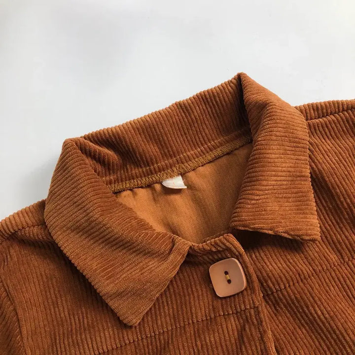 [BUNJANG] Corduroy Brown Jacket / 코듀로이 브라운 자켓