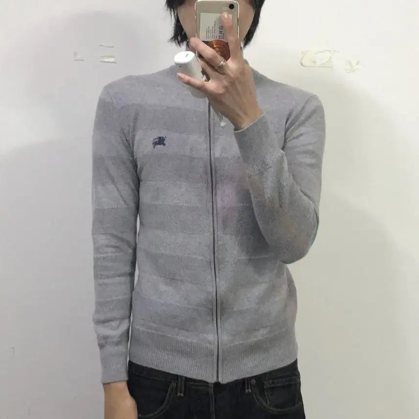 [BUNJANG] Burberry Knit Zip-up Sweater / 버버리 니트집업