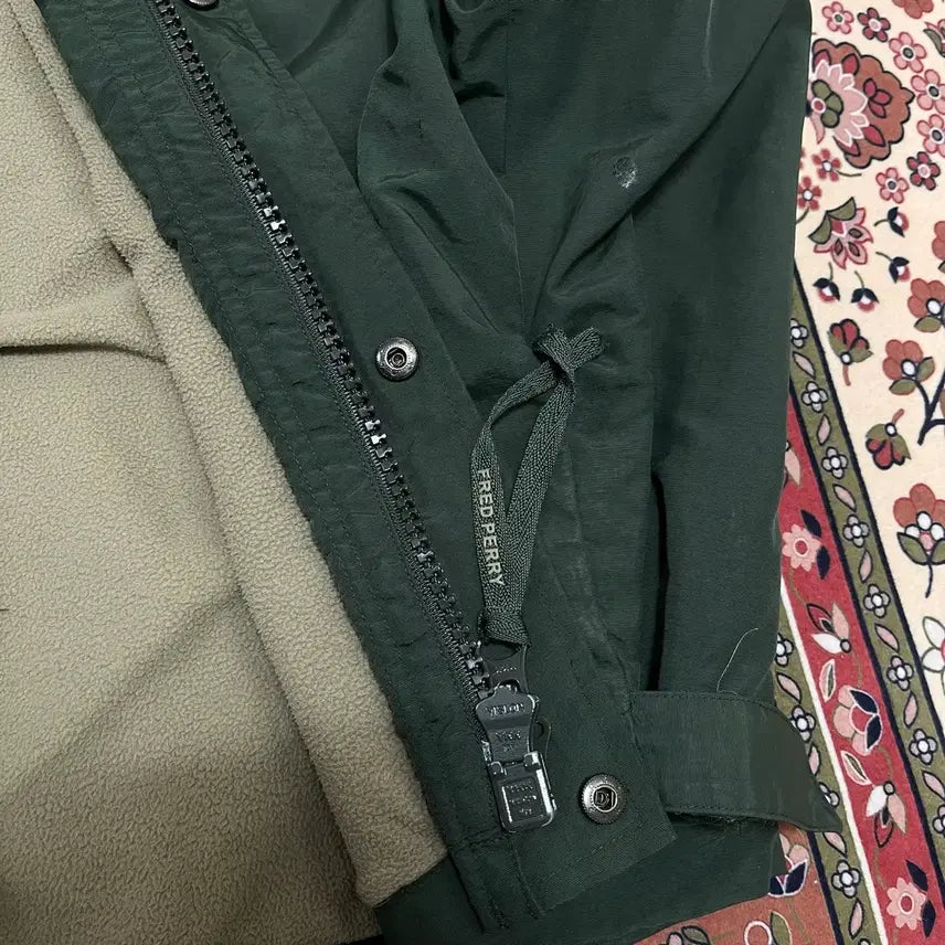 [BUNJANG] Fred Perry Fleece Lined Parka Jacket / 프레드페리 플리스안감 야상 파카 자켓 L/100