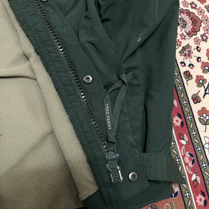 [BUNJANG] Fred Perry Fleece Lined Parka Jacket / 프레드페리 플리스안감 야상 파카 자켓 L/100