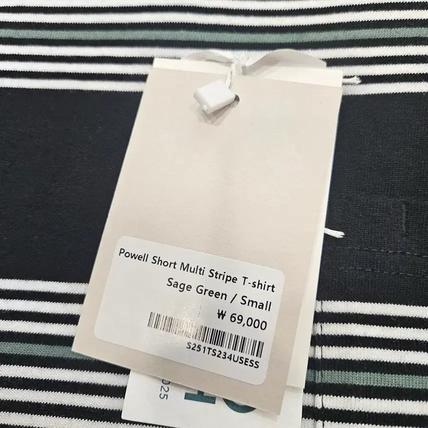 [SOLD OUT] (S) 홀리선 25ss 반팔 스트라이프 티셔트 2장 일괄판매