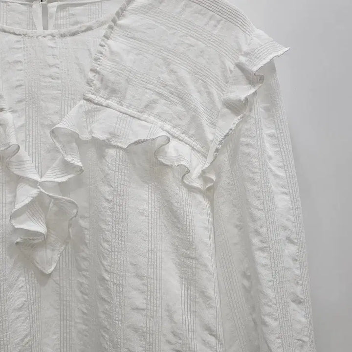 [BUNJANG] Sisley Ruffle Blouse / 시슬리 러플 블라우스