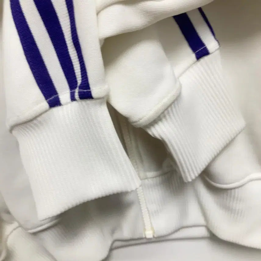 [SOLD OUT] 아디다스 화이트 퍼플 후드 집업 빈티지 자켓 트랙탑