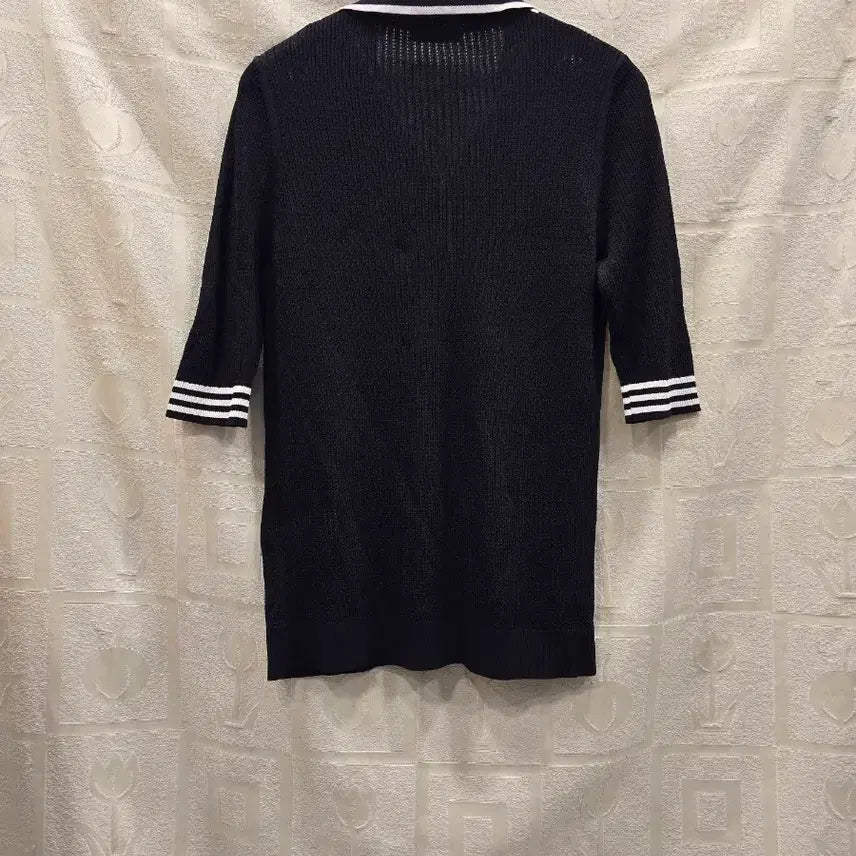 [BUNJANG] Valencia Knit Collar T-shirt / 새상품) 발렌시아 니트 카라티 반팔티 S(55)