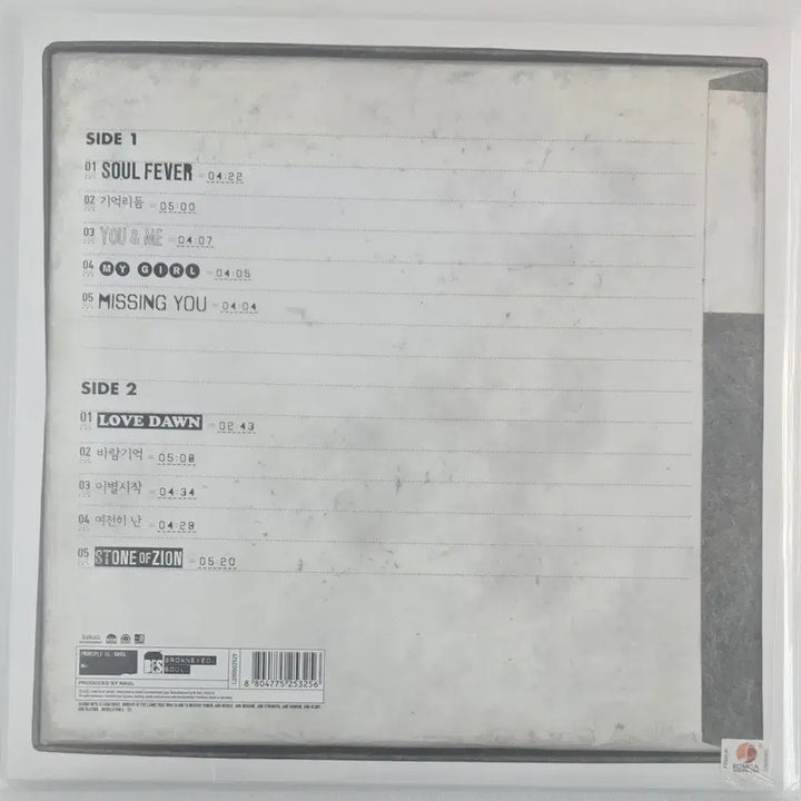 [SOLD OUT] 나얼 1집 Principle of soul 미개봉 엘피
