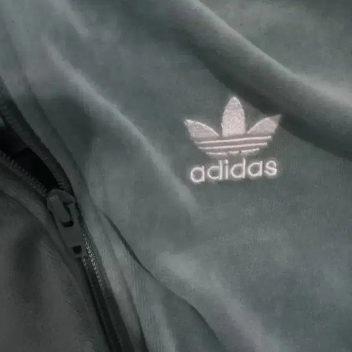 [BUNJANG] Adidas Velvet Mint Sky Blue Track Top Jersey Jacket (Size M) / 아디다스 벨벳 민트 스카이블루 트랙탑 저지 져지집업 95/M