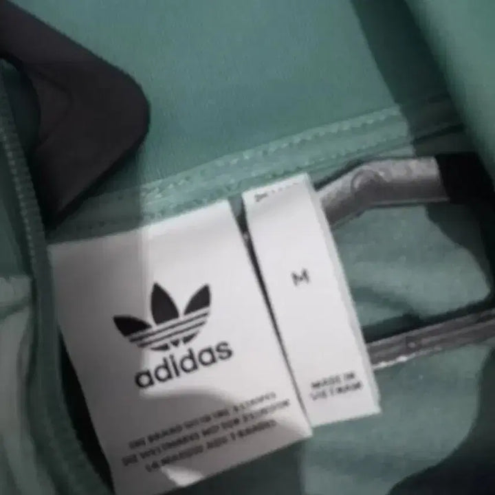[BUNJANG] Adidas Velvet Mint Sky Blue Track Top Jersey Jacket (Size M) / 아디다스 벨벳 민트 스카이블루 트랙탑 저지 져지집업 95/M