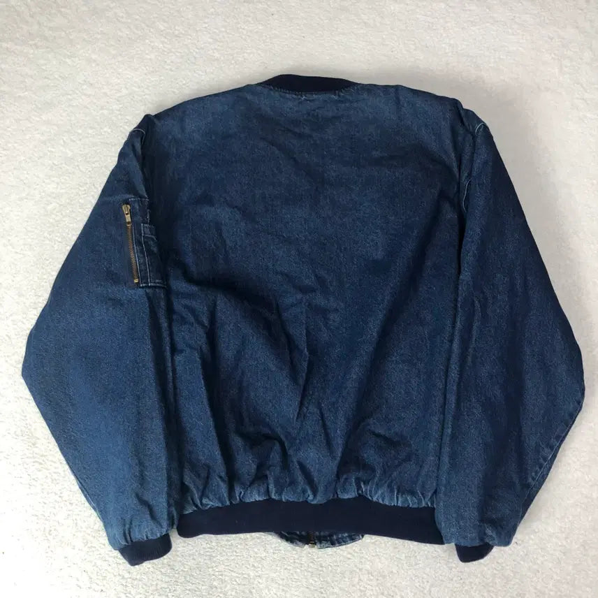 [BUNJANG] King Jonathan Japanese Vintage Denim Bomber Jacket / 1990s 킹조나단 재패니즈 빈티지 봄버자켓