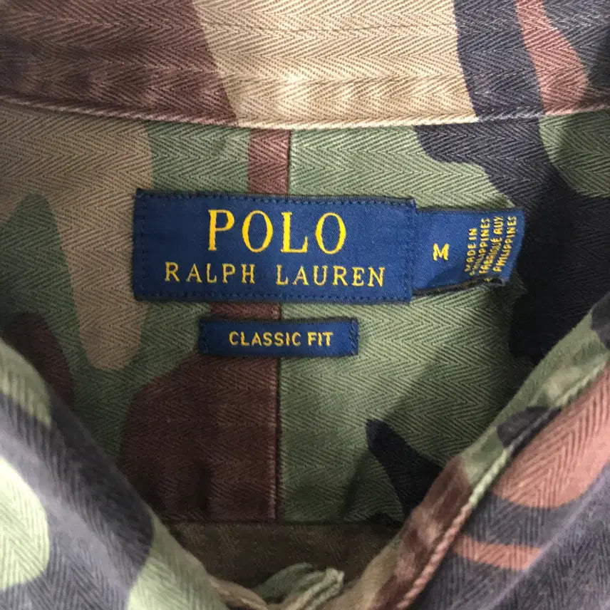 [BUNJANG] Polo Ralph Lauren Camo Utility Shirt / 폴로랄프로렌 카모 유틸리티 셔츠