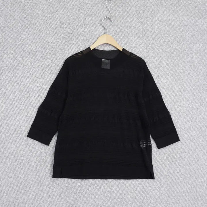 [SOLD OUT] 구호 KUHO 20SS 여성 레이온 시스루 반팔 니트 S
