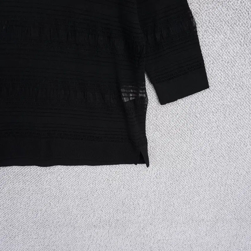 [SOLD OUT] 구호 KUHO 20SS 여성 레이온 시스루 반팔 니트 S