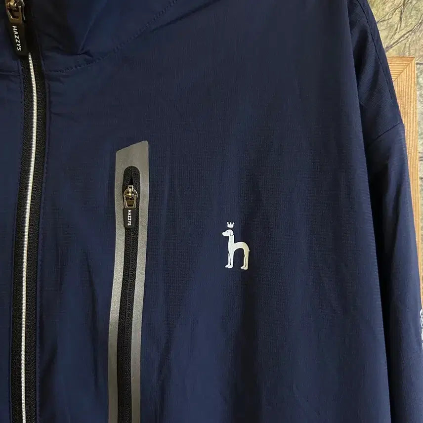 [BUNJANG] Hazzys Windbreaker Jacket (Navy) - Size 110 / 헤지스 바람막이 110