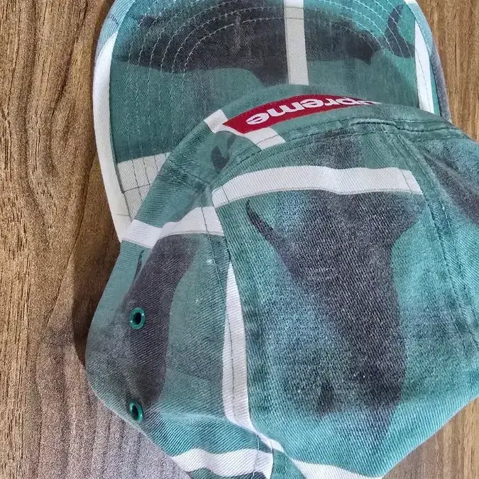 [BUNJANG] Supreme x Damien Hirst Camp Cap / [새상품]슈프림 x 데미안 허스트 캠프캡 화이트 25SS