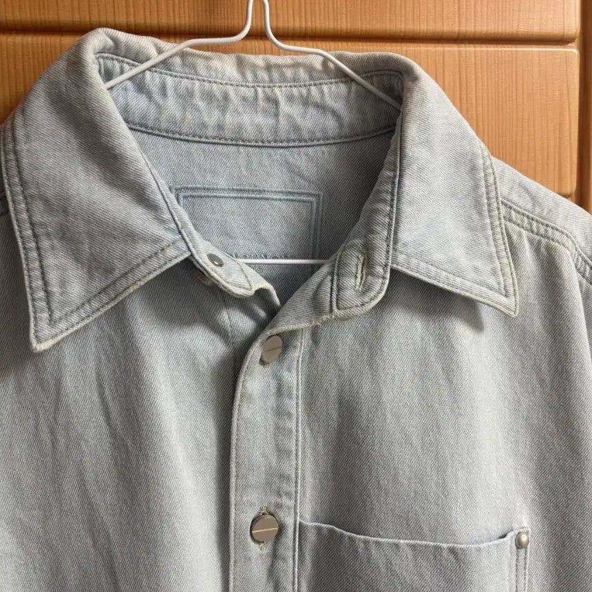[SOLD OUT] 우영미 24ss 플라워 데님 반팔셔츠 46