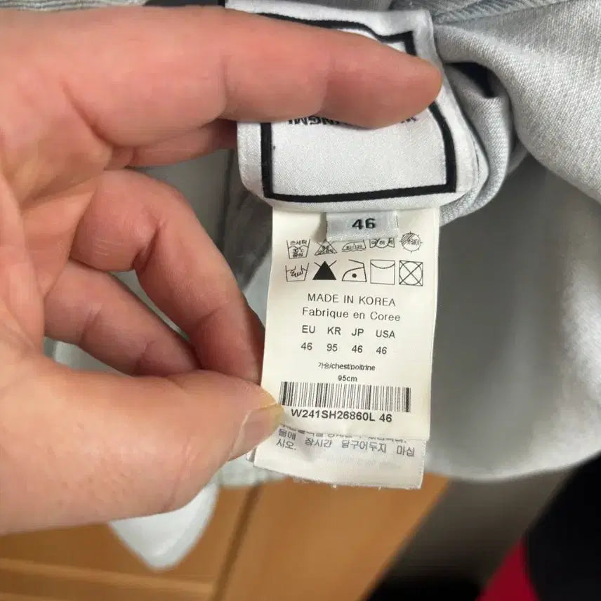 [SOLD OUT] 우영미 24ss 플라워 데님 반팔셔츠 46
