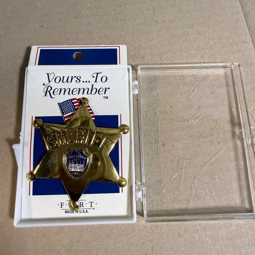 [BUNJANG] Virginia Fort Sheriff Badge USA / (새제품) Virginia Fort 보안관 뱃지 Badge U.S.A.