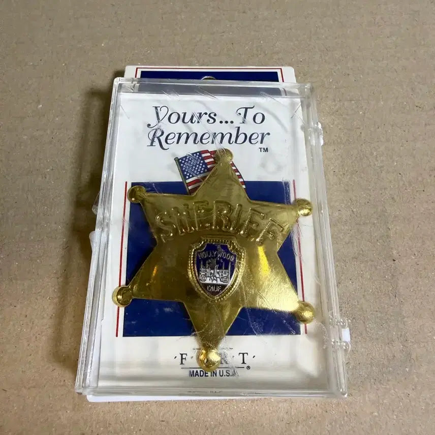 [BUNJANG] Virginia Fort Sheriff Badge USA / (새제품) Virginia Fort 보안관 뱃지 Badge U.S.A.