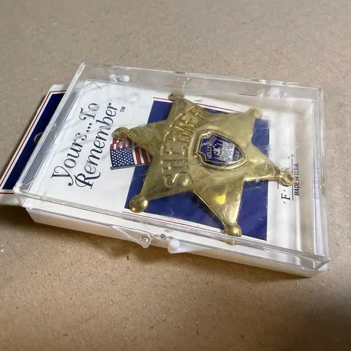 [BUNJANG] Virginia Fort Sheriff Badge USA / (새제품) Virginia Fort 보안관 뱃지 Badge U.S.A.