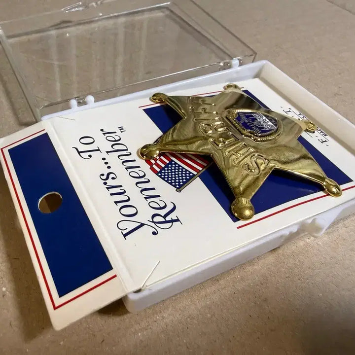 [BUNJANG] Virginia Fort Sheriff Badge USA / (새제품) Virginia Fort 보안관 뱃지 Badge U.S.A.