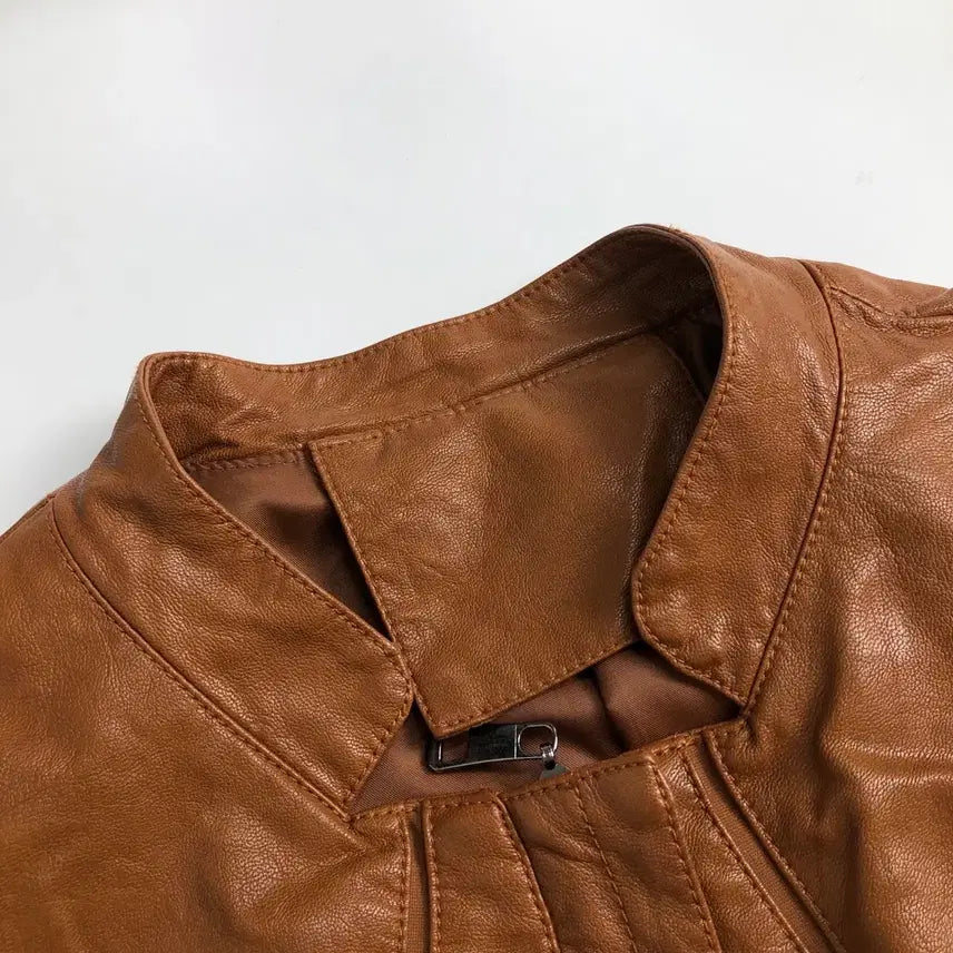 [BUNJANG] Brown Leather Women&