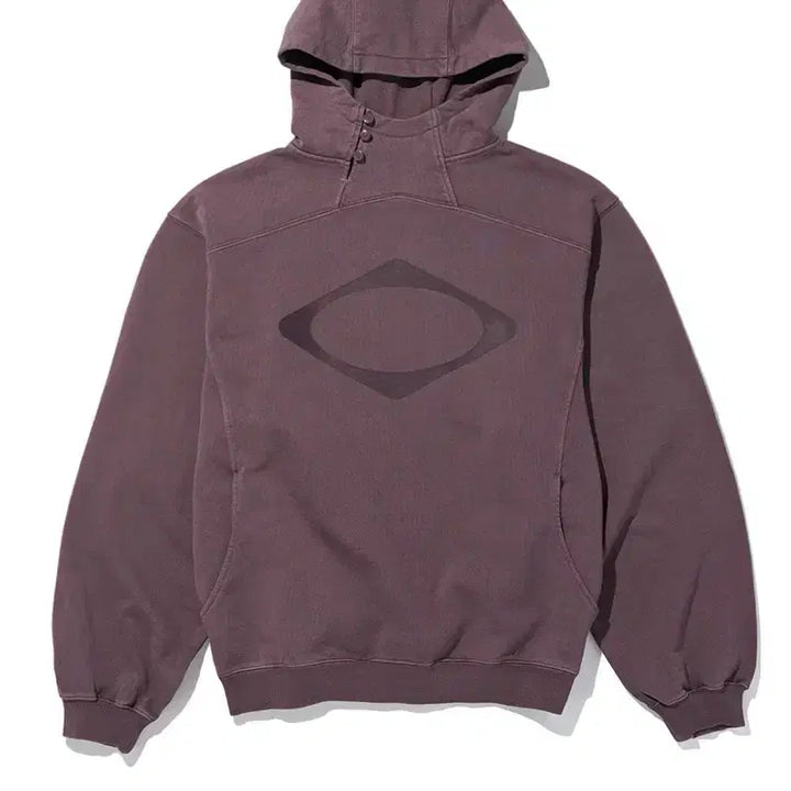 [BUNJANG] Mischief Rhombus Side Button Up Hood Washed / 미스치프 롬버스 사이드 버튼 업 후드 워시드