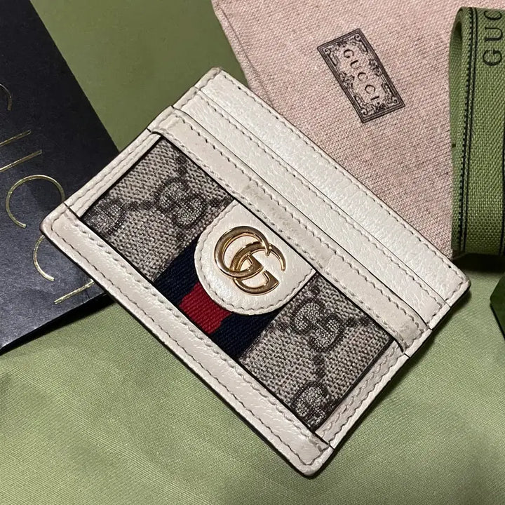 [SOLD OUT] 구찌 GG 오피디아 캔버스 카드 케이스 세트