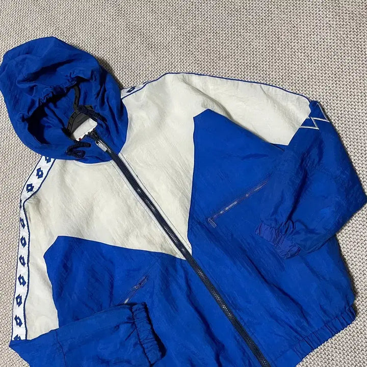 [BUNJANG] S Lotto 90s Old School Windbreaker Jacket / S 로또 90s 올드스쿨 바람막이 자켓  B.7423