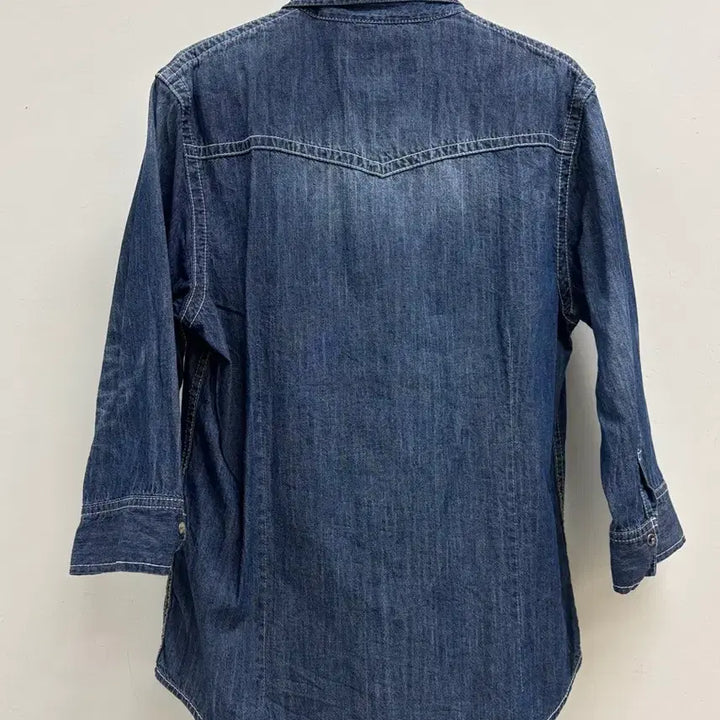 [BUNJANG] JUNGLE STORM Vintage Denim Western Shirt / 일본빈티지 중청 진청 데님 웨스턴 셔츠