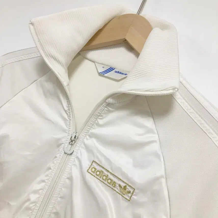 [SOLD OUT] 아디다스 화이트 골드 져지 트랙탑 빈티지 집업 자켓