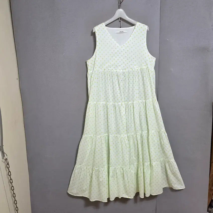 [BUNJANG] JS New York Linen Blend Long Dress - Size L / JS뉴욕 시원한 아사면스타일 롱원피스 L  n4714