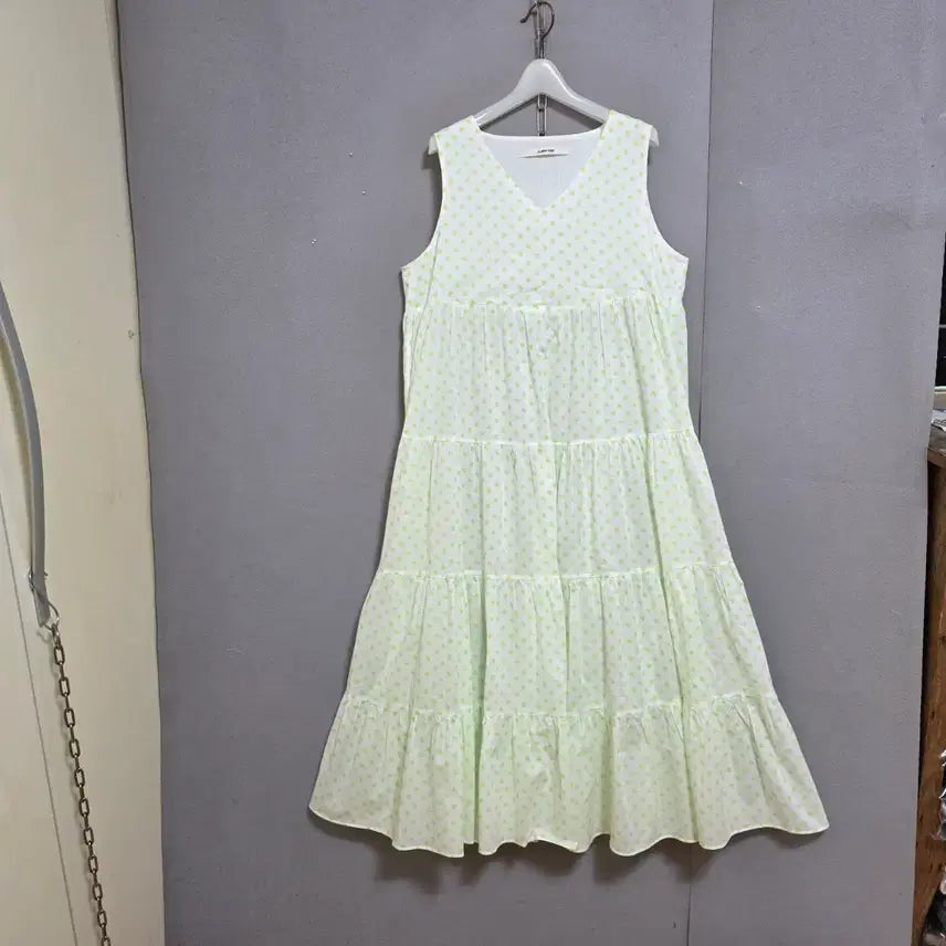 [BUNJANG] JS New York Linen Blend Long Dress - Size L / JS뉴욕 시원한 아사면스타일 롱원피스 L  n4714