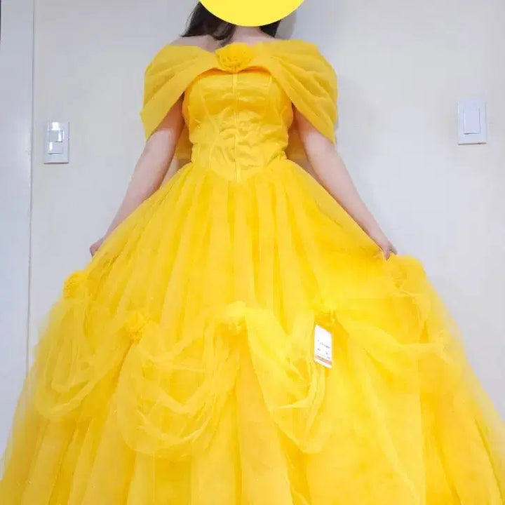 [BUNJANG] Beauty and the Beast Belle Dress Cosplay / 미녀와 야수 벨 드레스 코스프레 졸업사진 판매