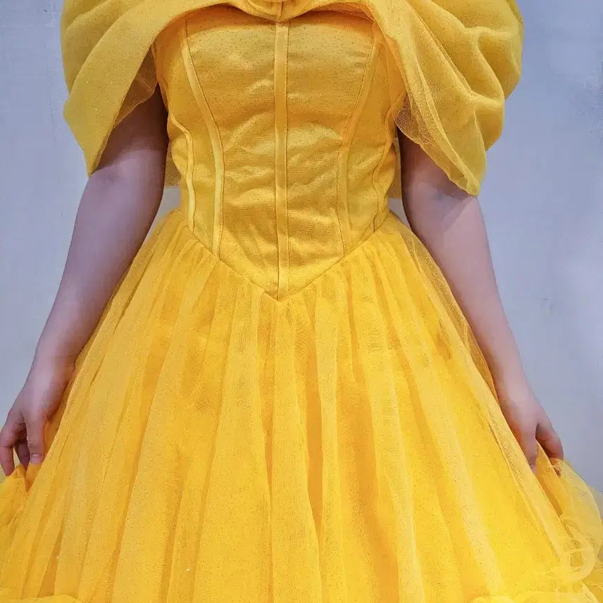 [BUNJANG] Beauty and the Beast Belle Dress Cosplay / 미녀와 야수 벨 드레스 코스프레 졸업사진 판매