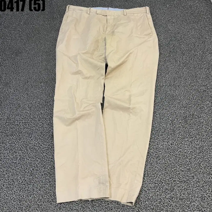 [BUNJANG] Polo Ralph Lauren Beige Cotton Pants / 폴로 랄프로렌 베이지색 남성 면바지