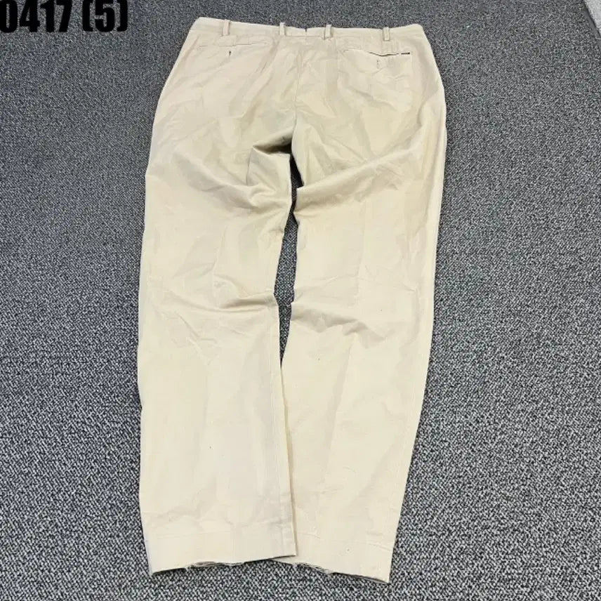 [BUNJANG] Polo Ralph Lauren Beige Cotton Pants / 폴로 랄프로렌 베이지색 남성 면바지