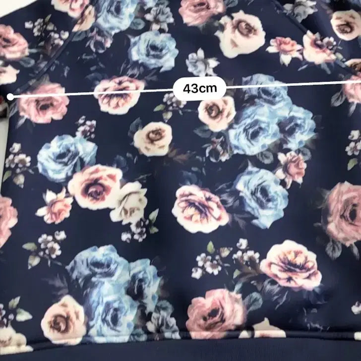 [BUNJANG] Topten Floral Pattern Blouson Jacket / 탑텐 플라워패턴 블루종 자켓