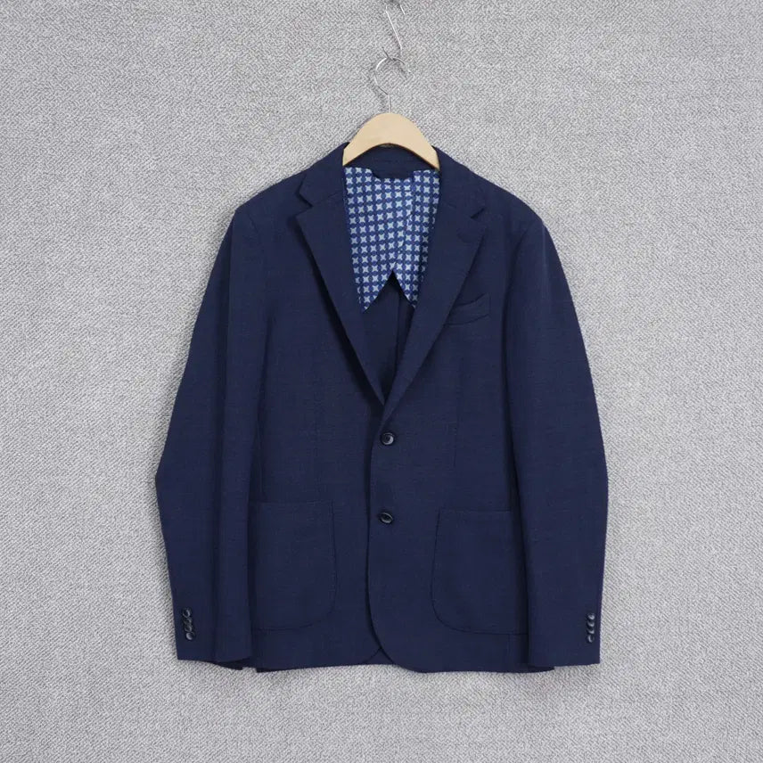 [SOLD OUT] 인터메조 남성 간절기 네이비 투버튼 정장 자켓 100size