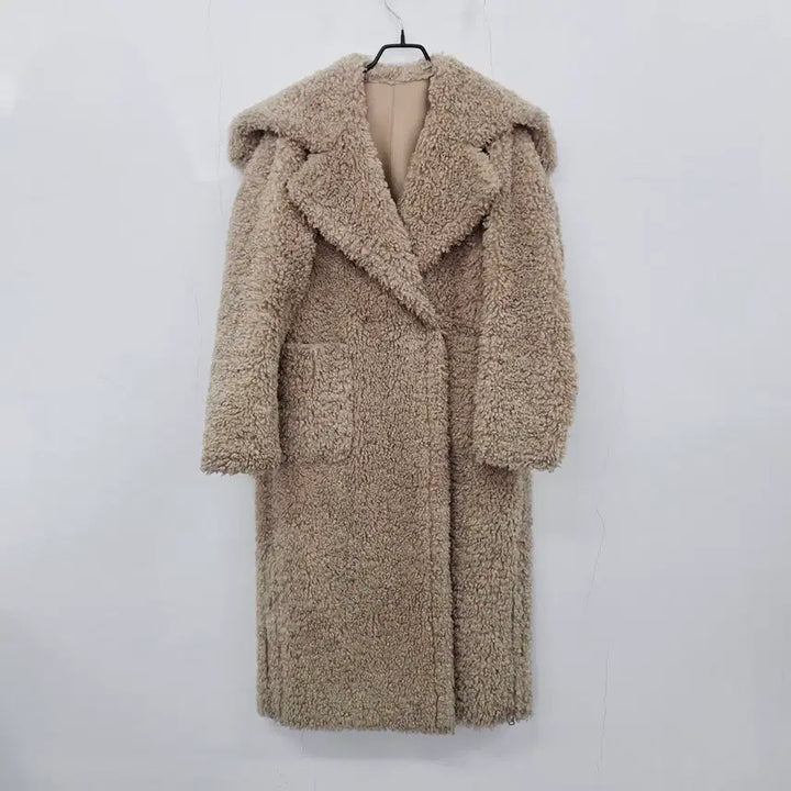 [BUNJANG] Myi-co Lamper Oversized Shearling Mouton Coat / 마이아이코 램퍼 오버사이즈 시어링 무스탕 코트