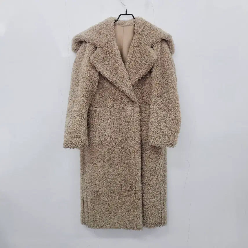 [BUNJANG] Myi-co Lamper Oversized Shearling Mouton Coat / 마이아이코 램퍼 오버사이즈 시어링 무스탕 코트
