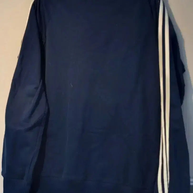 [BUNJANG] Adidas Navy Track Top Jacket / 아디다스 대장급 독일 네이비 남흰 트랙탑 저지 져지집업 85/XS