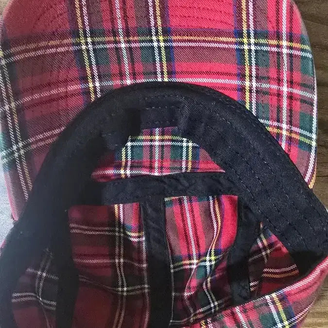 [BUNJANG] Supreme Washed Chino Twill Camp Cap - Red Tartan / 슈프림 워시드 치노 트윌 캠프캡 레드 타탄 - 20FW