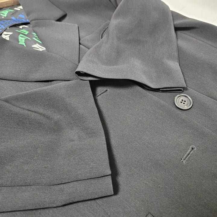 [BUNJANG] Lucky Chouette Black Jacket C Logo / 럭키슈에뜨 블랙 자켓 C로고 장식