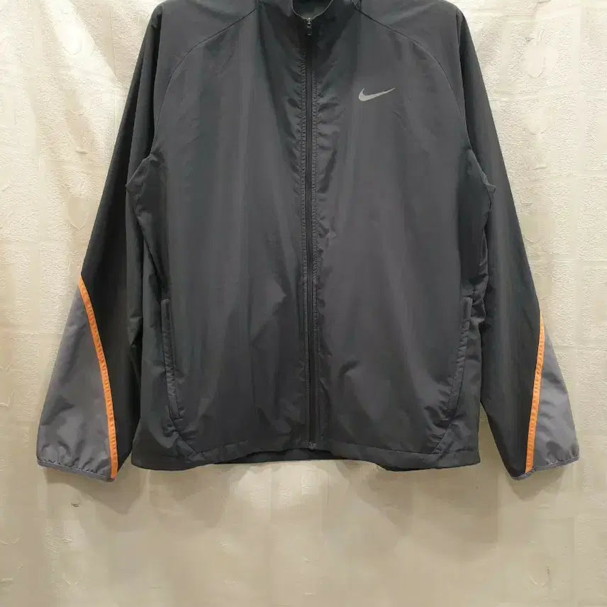 [SOLD OUT] 나이키 바람막이 자켓 그레이/오렌지 XXL(110)
