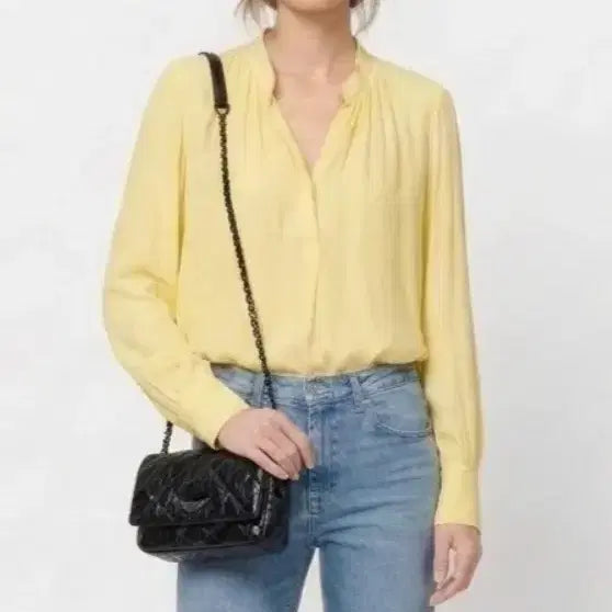 [SOLD OUT] 쟈딕앤볼테르 Tink 새틴 블라우스 ~66