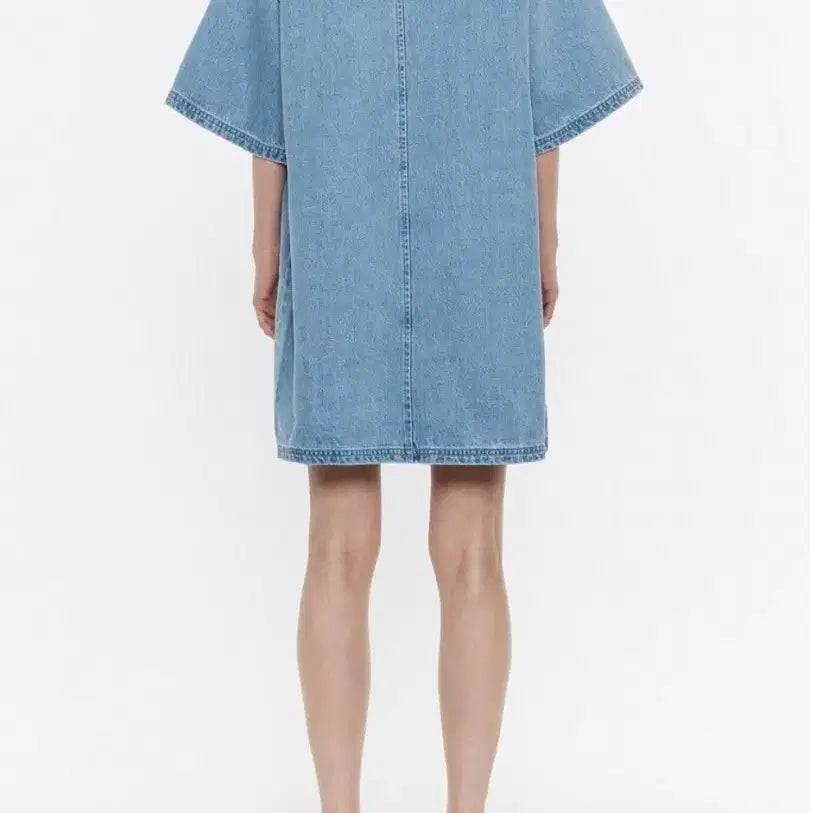 [BUNJANG] BIMBA Y LOLA Blue Denim Mini Dress / 24년도판 BIMBA Y LOLA 숏 블루 데님 드레스