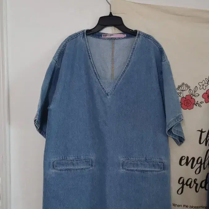 [BUNJANG] BIMBA Y LOLA Blue Denim Mini Dress / 24년도판 BIMBA Y LOLA 숏 블루 데님 드레스